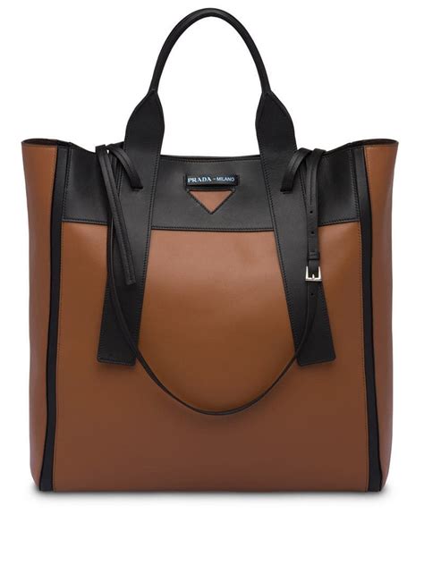 prada ouverture large brown|prada totes for women.